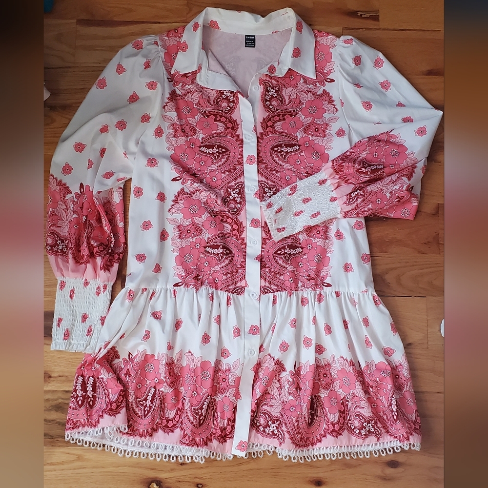 Paisley Dropwaist Dress (Beulah knockoff)